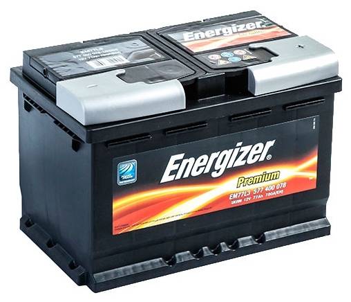 Аккумулятор автомобильный Energizer Premium EM77L3 77Ah (о.п.)